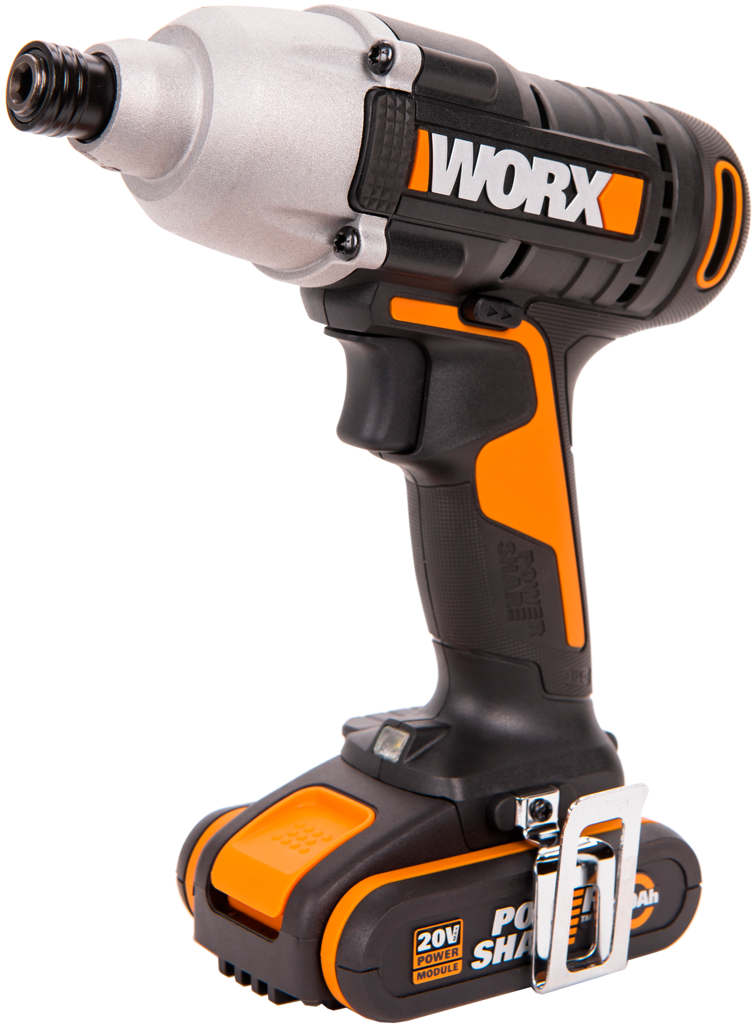 Винтоверт ударный WORX WX291 20V аккумуляторный с 2Ач батареей и 2А зарядкой и кейсом