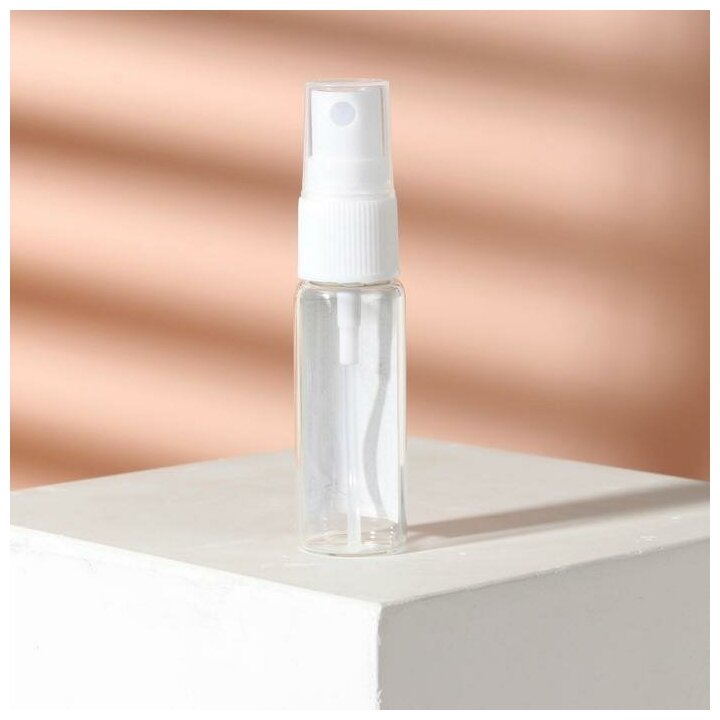 фото Бутылочка с распылителем и разметкой, 20 мл, цвет белый