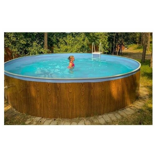 Сборный морозостойкий бассейн ODYSSEY 3,05х1,25 м, цвет каркаса - дерево