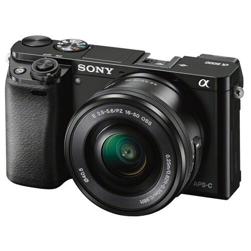 Sony Фотоаппарат системный Sony Alpha A6000 Kit 16-50 Black 8840000₽