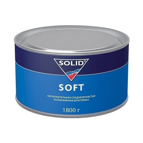 Шпатлевка наполнительная среднезернистая SOLID SOFT 1800гр.