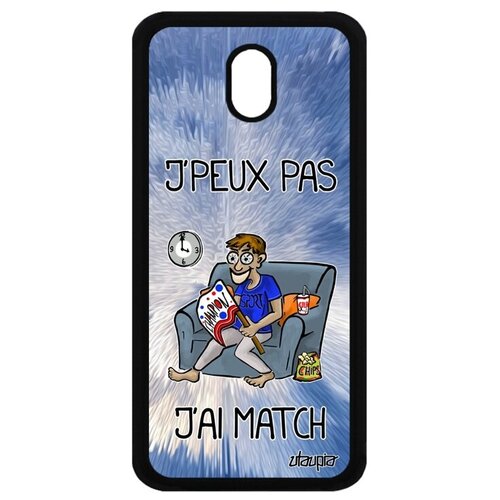 фото Модный чехол на // samsung galaxy j5 2017 // "не могу - у меня матч!" повод комикс, utaupia, голубой