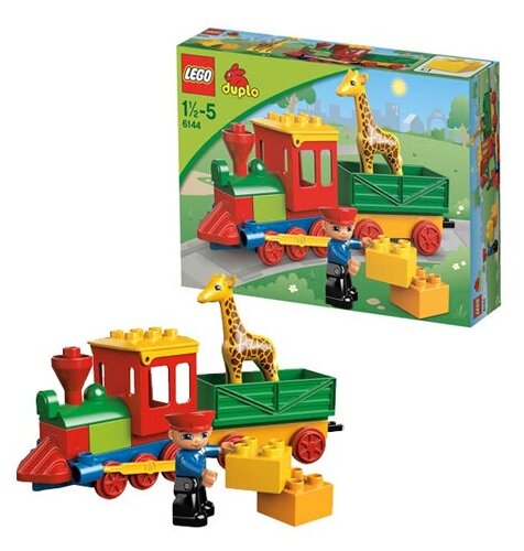 kromatisk strubehoved ekspedition Конструктор LEGO DUPLO 6144 Зоо-паровозик — купить в интернет-магазине по  низкой цене на Яндекс Маркете