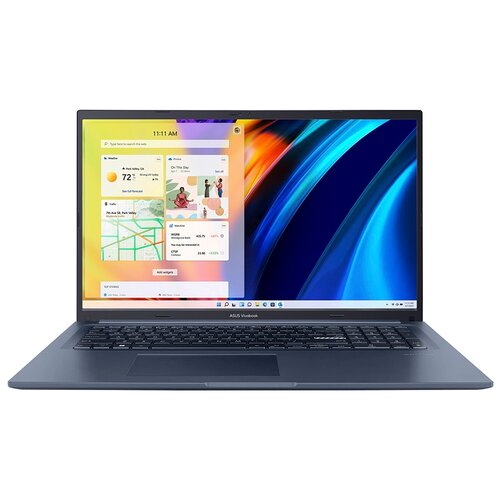 17.3 Ноутбук ASUS Vivobook 17 M1702QA-AU081 1920x1080, AMD Ryzen 5 5600H 3.3 ГГц, RAM 16 ГБ, DDR4, SSD 512 ГБ, AMD Radeon Graphics, DOS, 90NB0YA2-M003N0, quiet blue ноутбук asus m1702qa au081 blue 90nb0ya2 m003n0