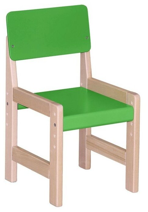 фото Стул регулируемый береза «Василек», цвет зелёный лак