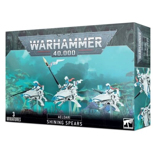 Набор пластиковых моделей Warhammer 40000 Aeldari Shining Spears набор пластиковых моделей warhammer 40000 aeldari shroud runners