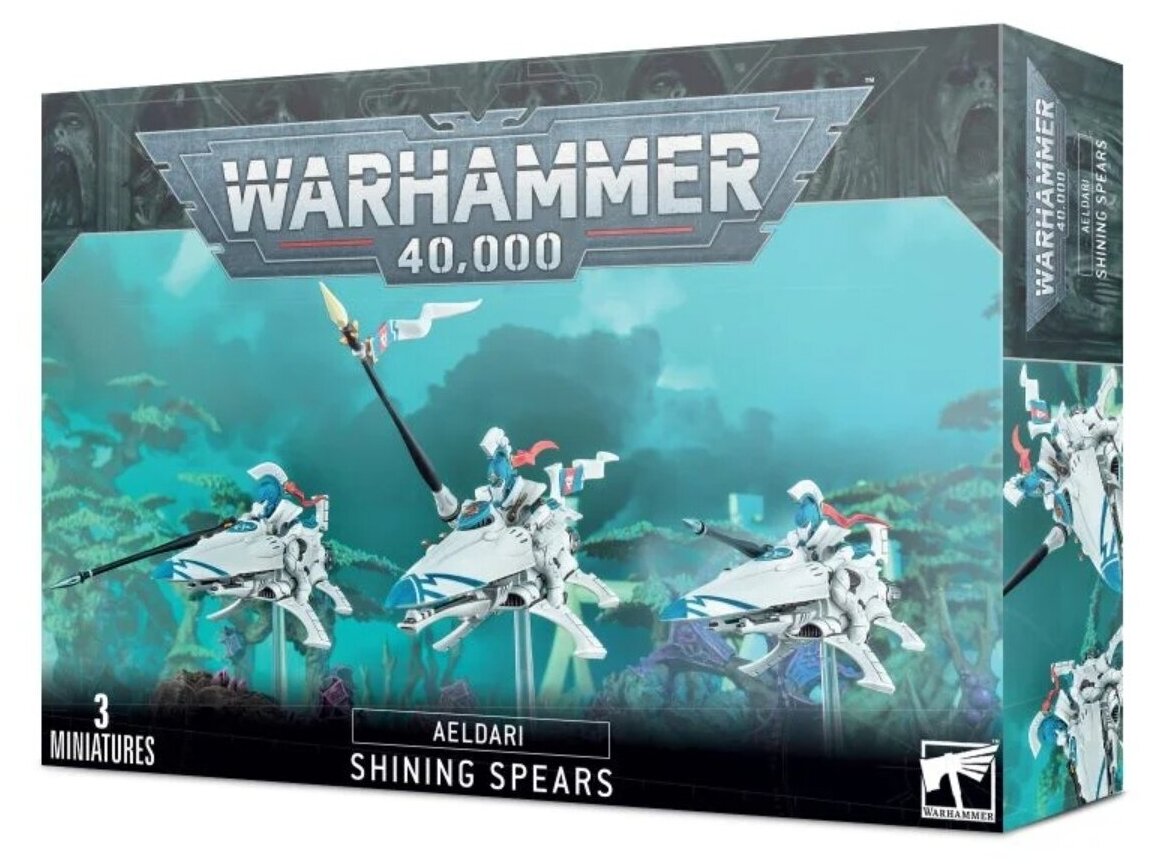 Набор пластиковых моделей Warhammer 40000 Aeldari Shining Spears