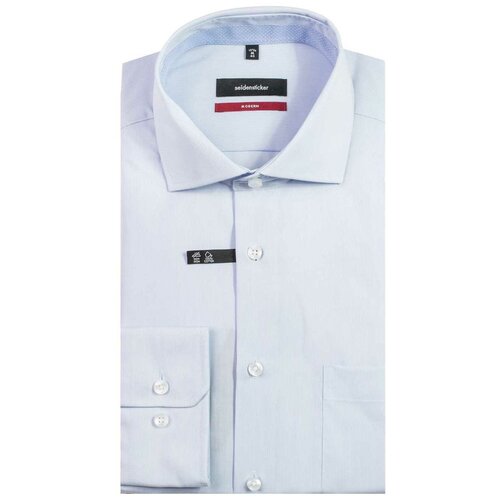 фото Рубашка seidensticker размер 40 голубой