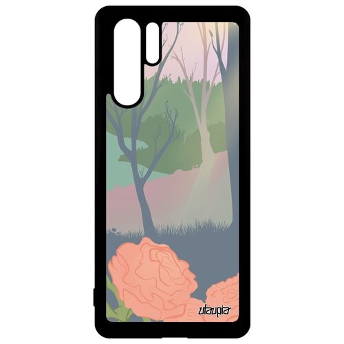 фото Красивый чехол на телефон // huawei p30 pro // "лесные розы" озеро розы, utaupia, цветной
