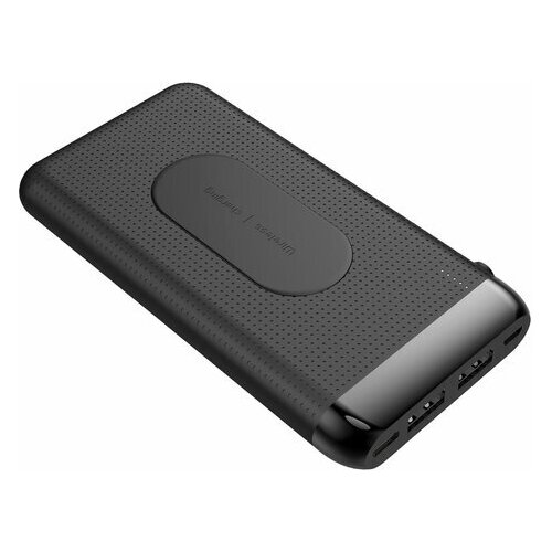 фото Аккумулятор внешний 8000mah sonnen powerbank k802 беспроводная зарядка, 2usb, литий-полимер, 263030