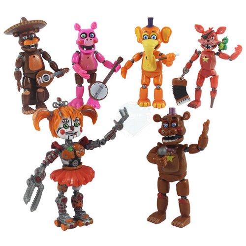 аниматроники игрушки фнаф 6 фигурки fnaf набор фигурок аниматроники Набор фигурок фнаф — FNAF Five Nights at Freddy’s #3