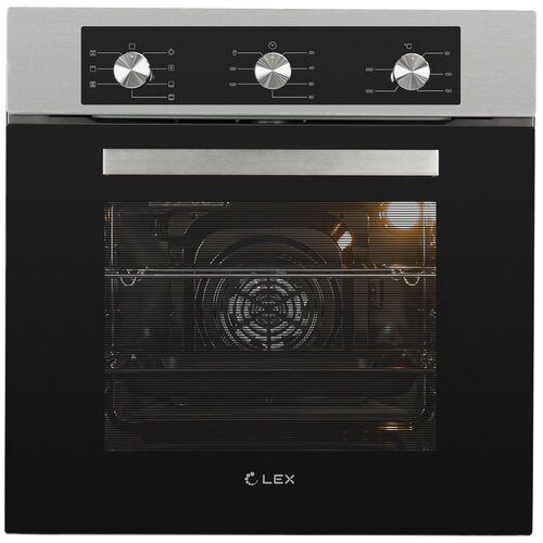 Духовой шкаф Электрический Lex EDM 072 IX нержавеющая стальчерный 2671000₽