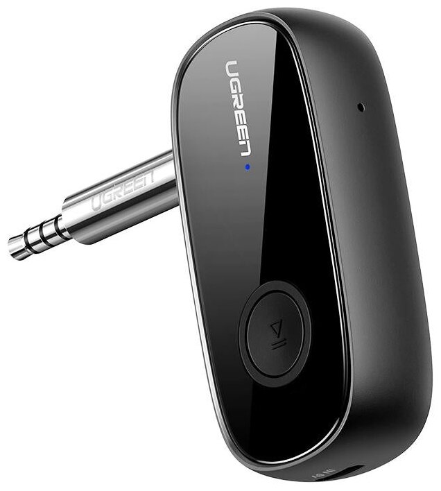 Ugreen CM279 (70304) Bluetooth 5.0 Receiver Audio Adapter APTX black адаптер (ресивер) bluetooth с микрофоном