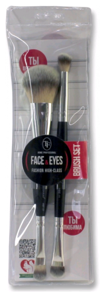 фото Triumph Brush Set - Face & Eyes (bs-04) Набор кистей для макияжа лица и глаз 2 шт.