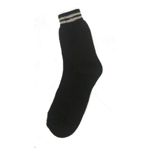 Мужские носки СИБИРЬ, 1 пара, классические, махровые, размер 29, черный