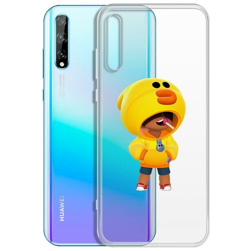 фото Чехол-накладка clear case brawl stars-леон салли для huawei y8p/honor 30i krutoff group