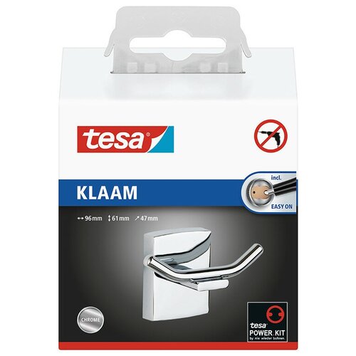 фото Крючок для халата "klaam", белый tesa