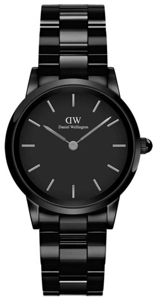 Наручные часы Daniel Wellington Iconic Link, черный