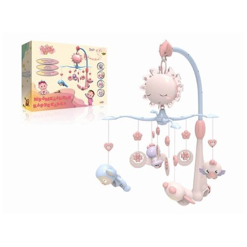 Музыкальная карусель для кроватки, M1227-2 музыкальная карусель для кроватки m1227 2