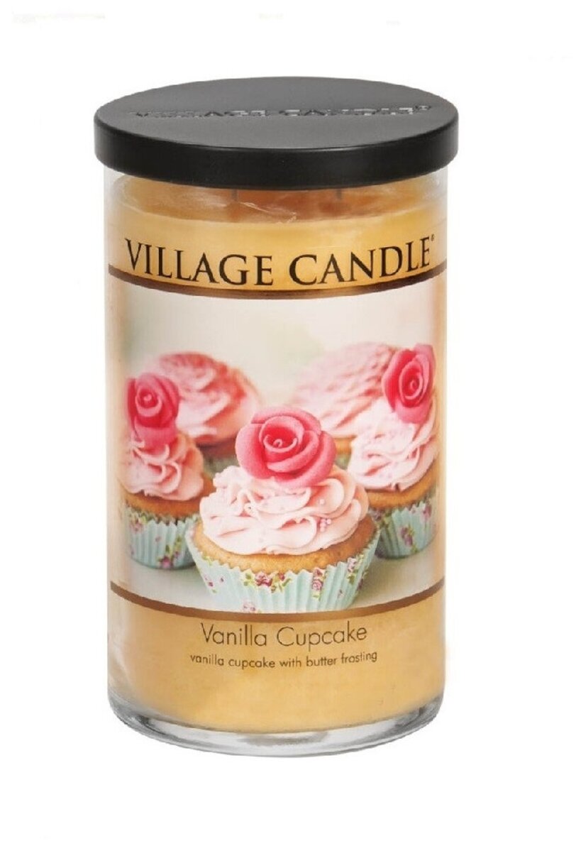 Ароматическая свеча Village Candle "Ванильный Кекс", стакан, большая