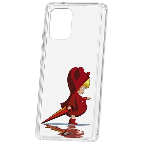 фото Чехол на samsung galaxy s10 lite kruche print девочка с зонтом кruче