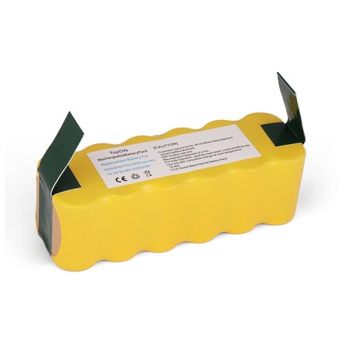 фото Аккумулятор для робота-пылесоса irobot roomba 500, 600, 700, 800, 900 series. 14.4v 4000mah ni-mh. 80501, gd-roomba-500, vac-500nmh-33 topon
