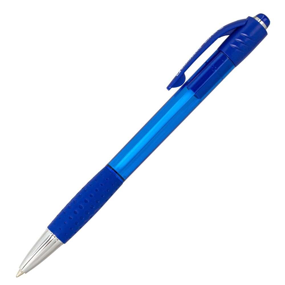 Ручки шариковые автоматические Brauberg синие, 4 штуки "Super", линия 0,35 мм (143382)