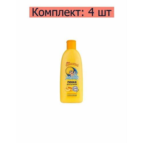 Мое солнышко Пенка-гель для ванны и душа Медовая дыня, 400 мл, 4 шт