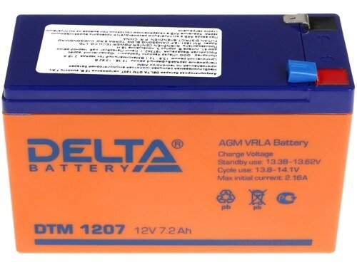 Аккумуляторная батарея Delta Battery DTM 1207