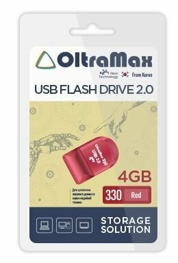 USB флэш-накопитель (OLTRAMAX OM-4GB-330-Red)