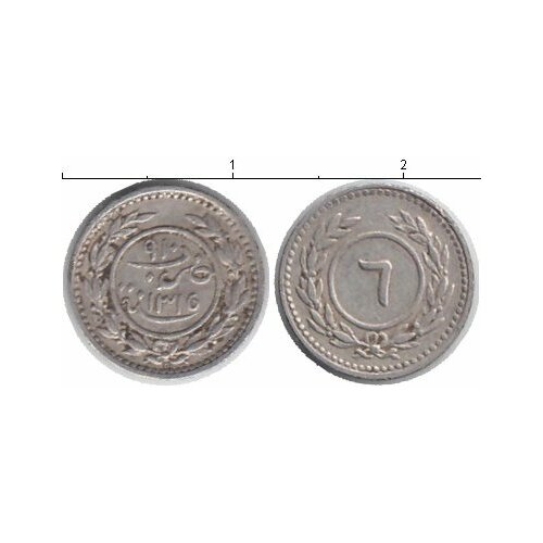 Клуб Нумизмат Монета 6 хумши Йемена 1315 года Серебро Kathiri State of Seiyun and Tarim
