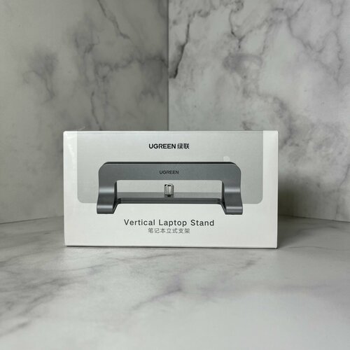 Подставка для ноутбука вертикальная Ugreen для устройств с диагональю до 156 металлическая цвет серебристый 2000₽