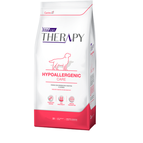 Cухой корм Vitalcan Therapy Hypoallergenic Care для собак страдающих пищевой аллергией или непереносимостью, а также воспалительными заболеваниями кишечника, 2 кг