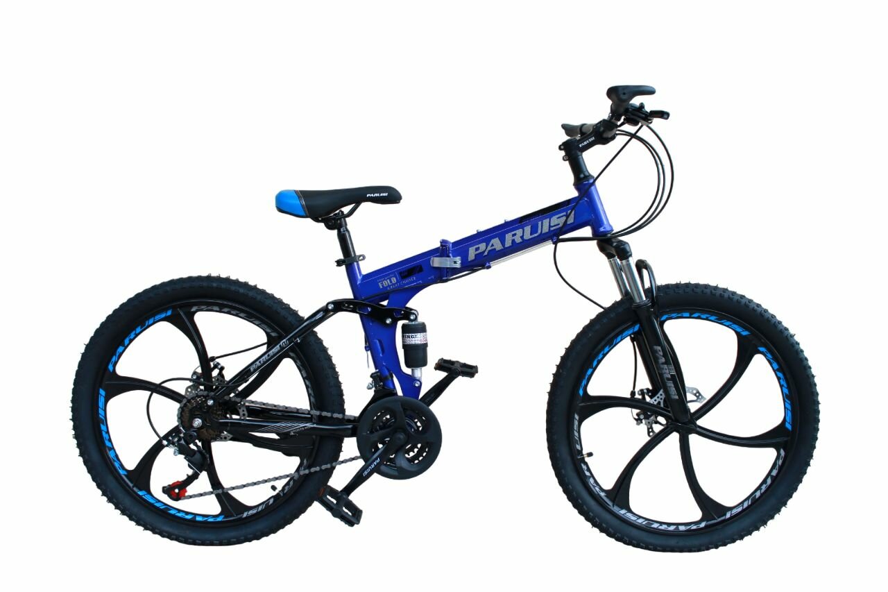 Велосипед спортивный PARUISI FOLD 26" синий
