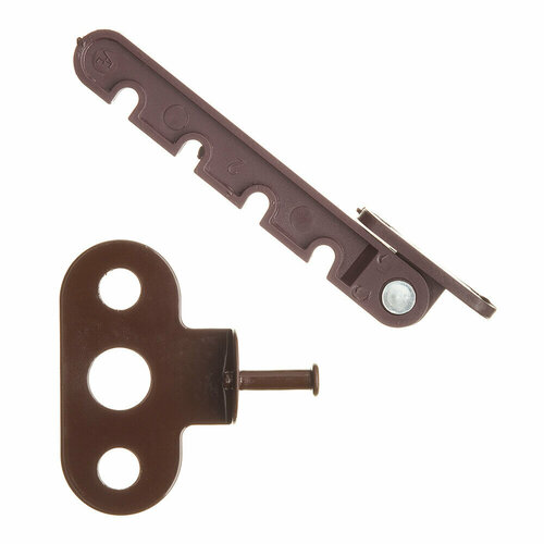 Ограничитель открывания створки Гребенка ПВХ коричневый 996₽