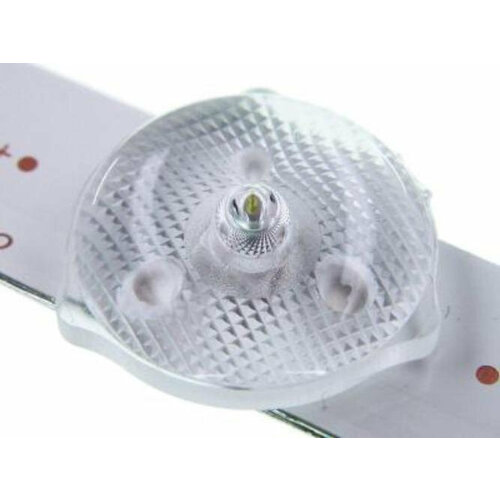 led подсветка v500h1 me1 tlem9 для тв telefunken tf led50s10t2 toshiba 50s10t2 50l1400u 50l1400uc 50l2300u 50l2336d 50l2353dk 50l2353rk 50l2400u Светодиодная планка для подсветки ЖК панелей 4708-K65WDC-A1113N11 (комплект 12 планок по 667 мм 5 линз)