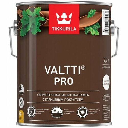 Антисептик для дерева Tikkurila Valtti Pro (Валтти Про) 2,7л орех