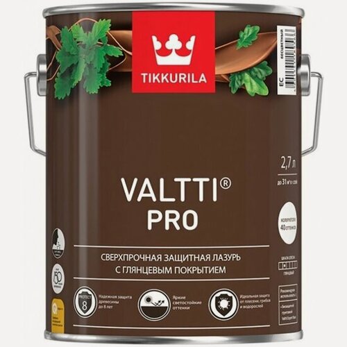 Изображение товара Антисептик для дерева Tikkurila Valtti Pro (Валтти Про) 2,7л палисандр
