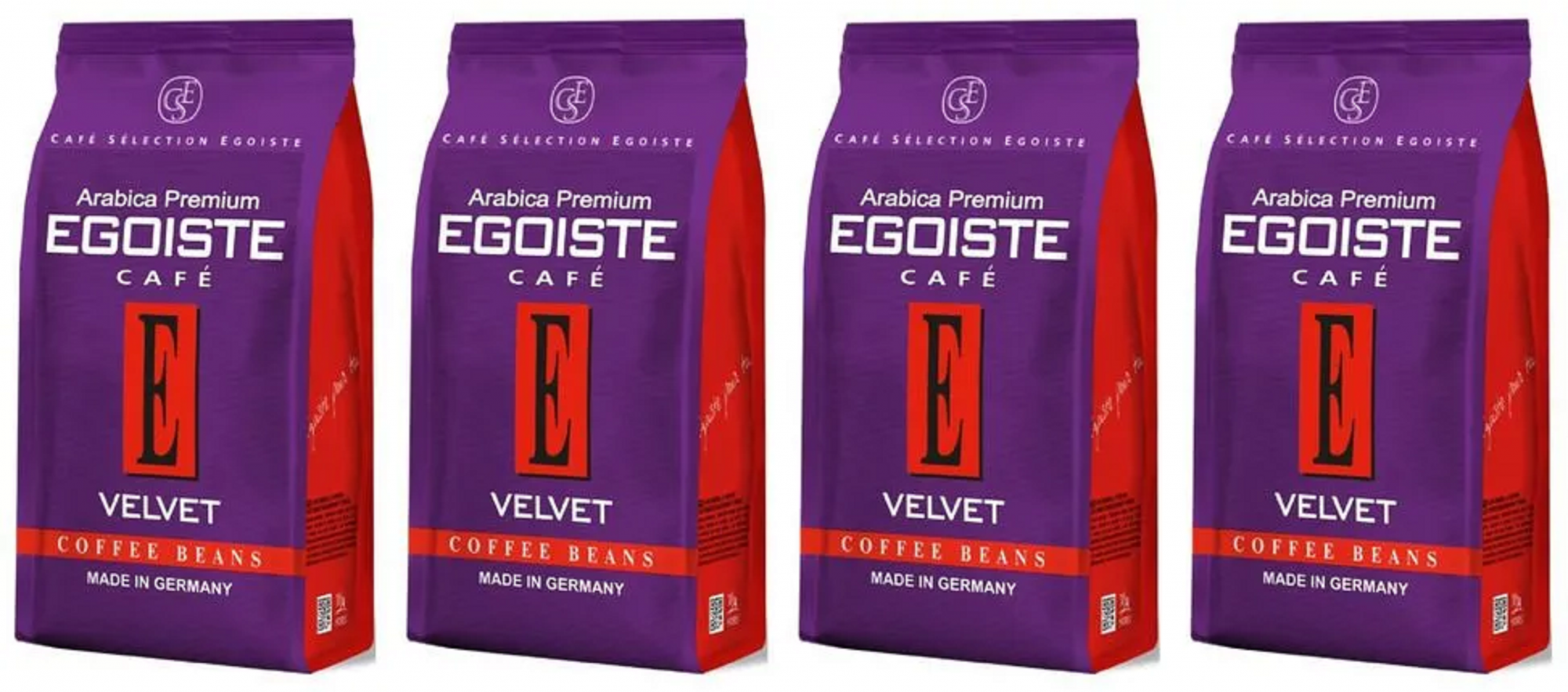 Кофе в зернах Egoiste Velvet, 200 г (Эгоист) х 4 шт