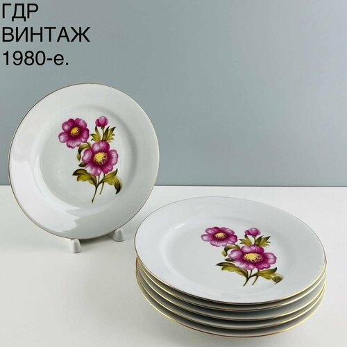 Винтажные десертные тарелки 