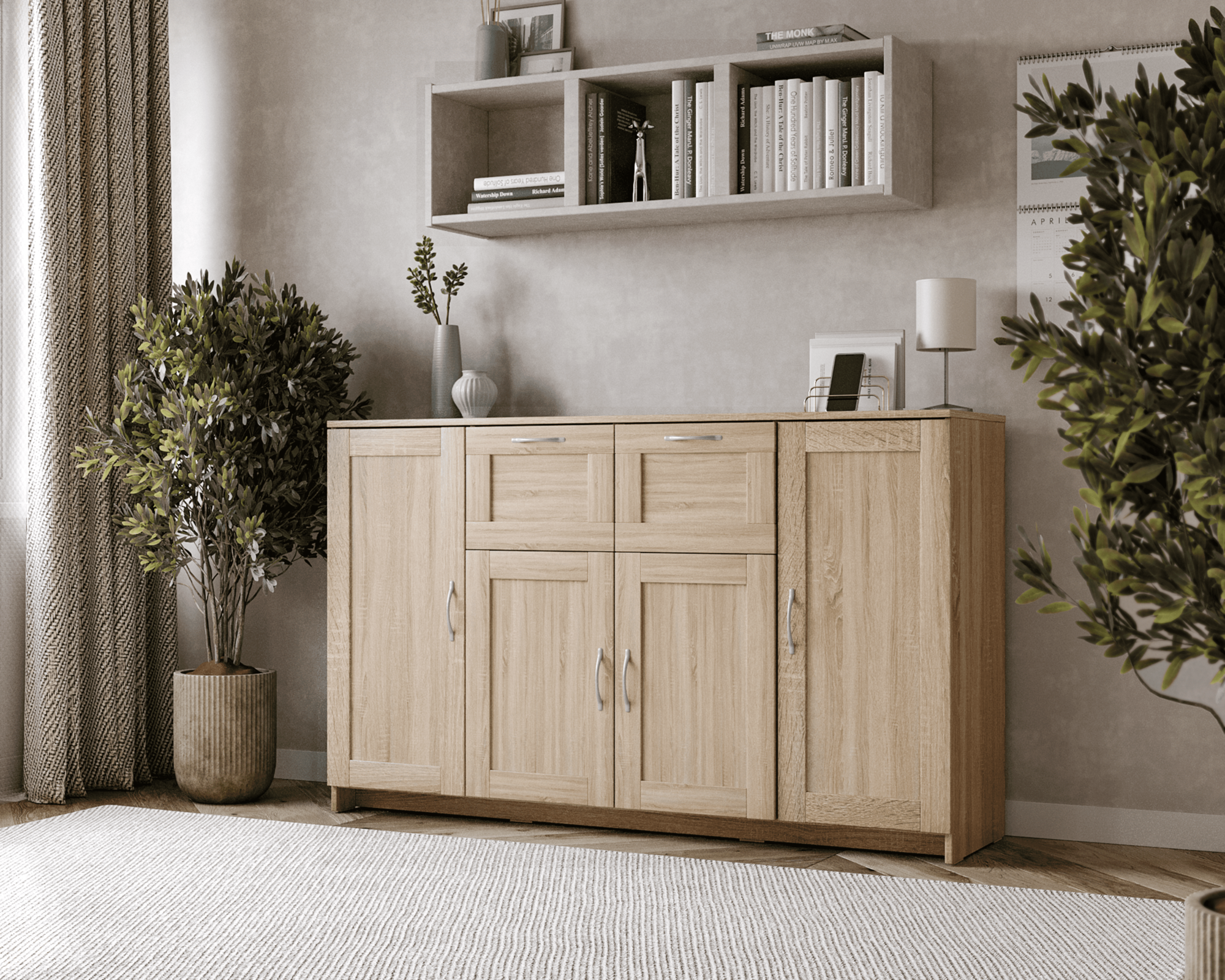 фото Тумба ГУД ЛАКК Сириус 4 двери и 2 ящика