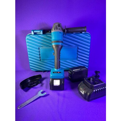 Болгарка Аккумуляторная 36v УШМ шлифмашина аккумуляторная щеточная 36В 125 мм в комплекте 2 АКБ в кейсе 7700₽