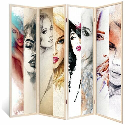 Ширма перегородка Декор Депо для комнаты деревянная 