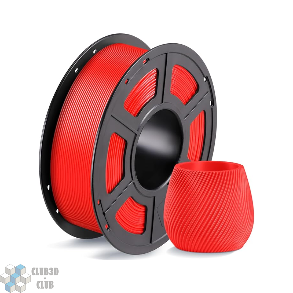PETG пластик (Filament Пруток) CLUB3D Base - Красный (Red) 1KG (175мм)
