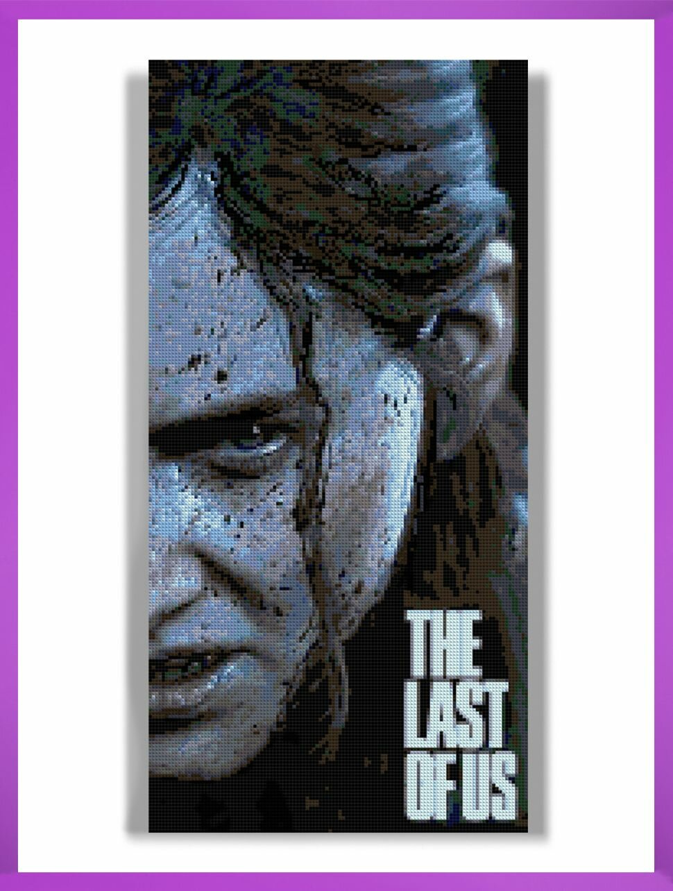 Алмазная мозаика на подрамнике - вышивка Last Of Us - Элли 30 х 60 см