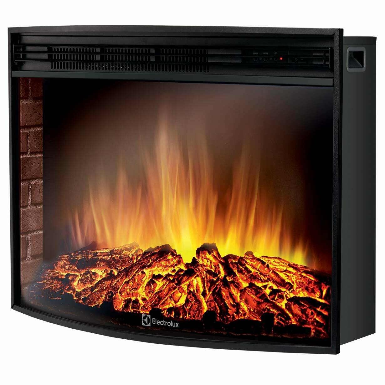 Очаг электрический Electrolux EFP/P-2720RLS Sphere Plus, 2 кВт, встраиваемый, панорамный