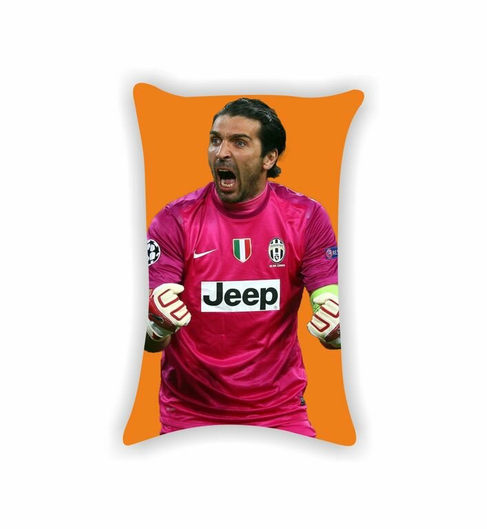Подушка Джанлуиджи Буффон, Gianluigi Buffon №19, Картинка с одной стороны