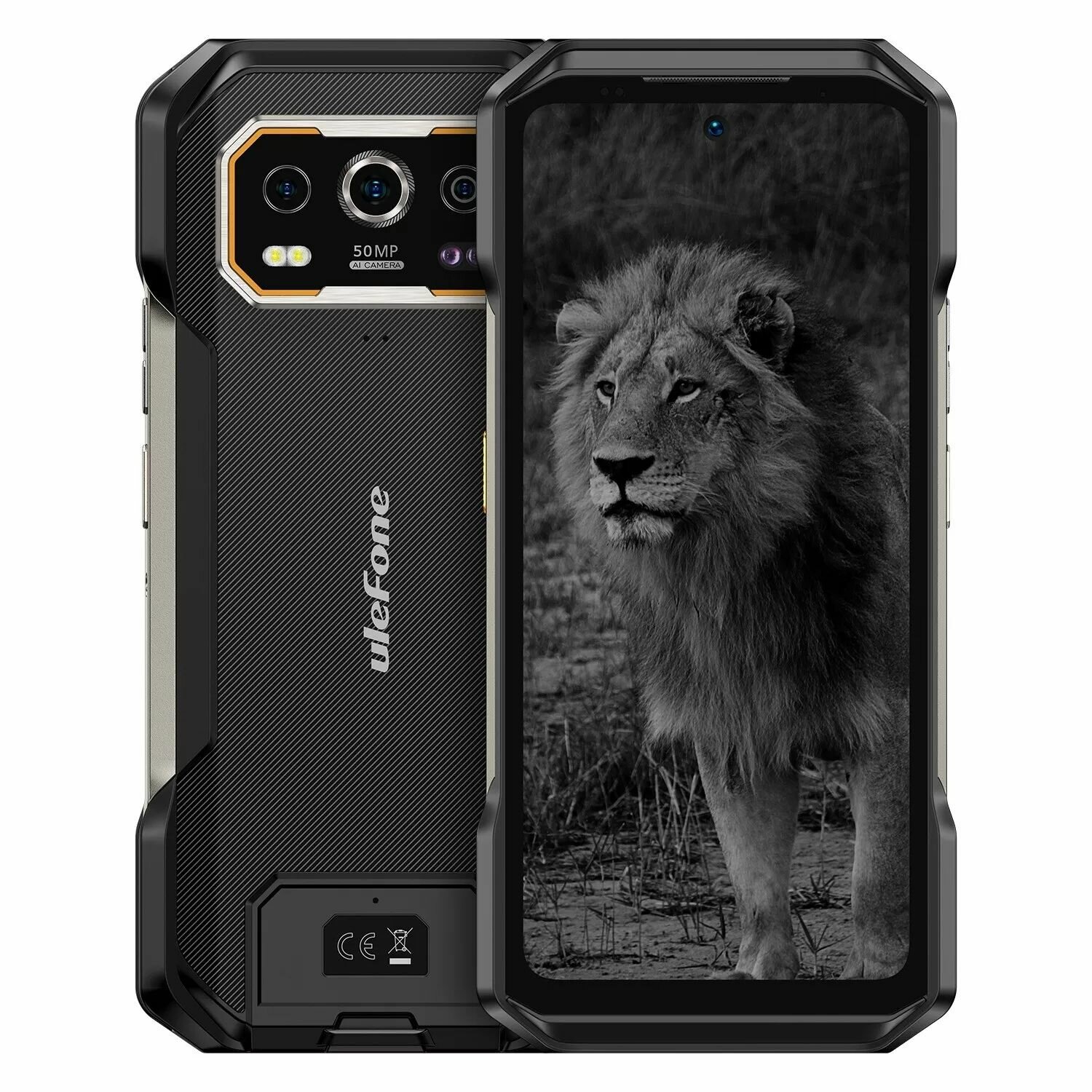 Защищенный 5G-смартфон с ночным видением Ulefone Armor 27 Pro, черный — фото 1