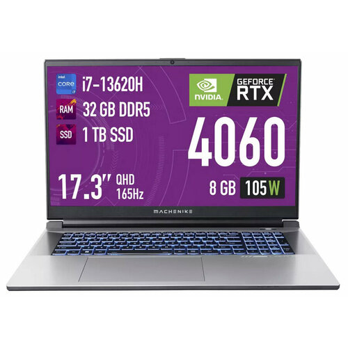 Ноутбук Machenike L17 Star 2K XT 169990₽