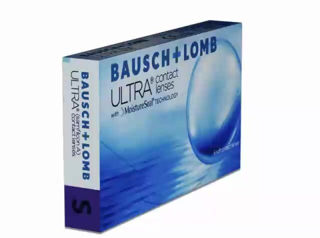 Контактные линзы на месяц BAUSCH+LOMB Ultra, 3 шт., R 8,5, D -4,25 ...